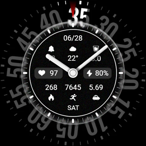 Texture Turntable ZKin Watch screenshot
