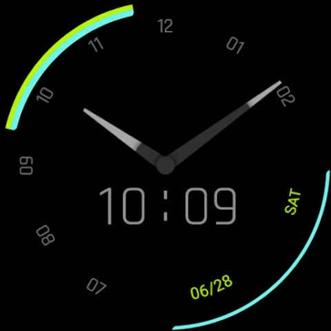 Wise Blue For Wear OS screenshot