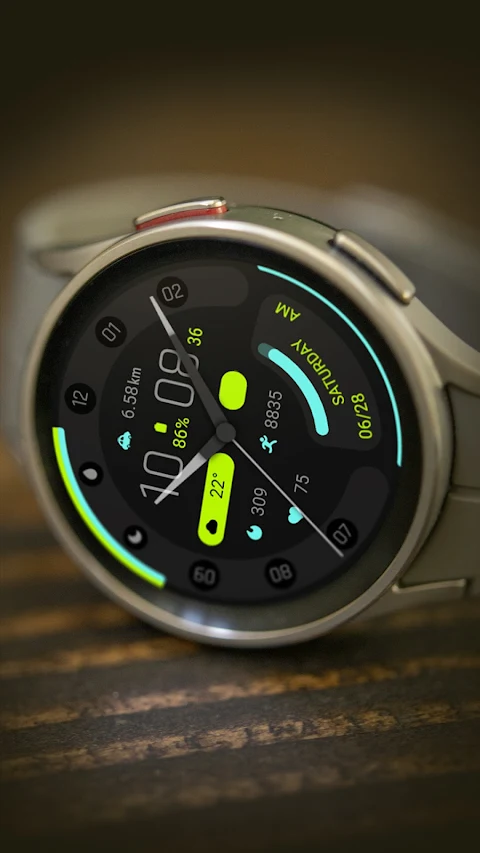 Wise Blue For Wear OS screenshot