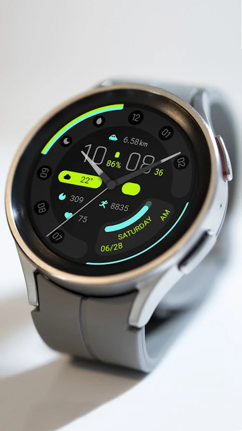 Wise Blue For Wear OS screenshot