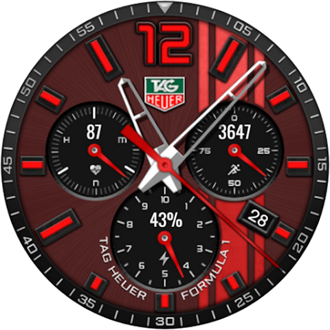 Tag Heuer Formula 1 Watch Face screenshot