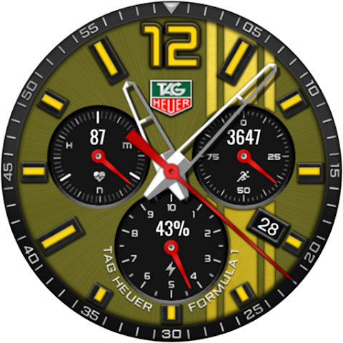 Tag Heuer Formula 1 Watch Face screenshot