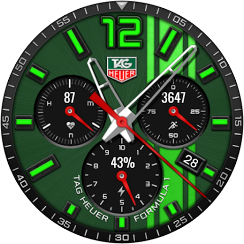 Tag Heuer Formula 1 Watch Face screenshot
