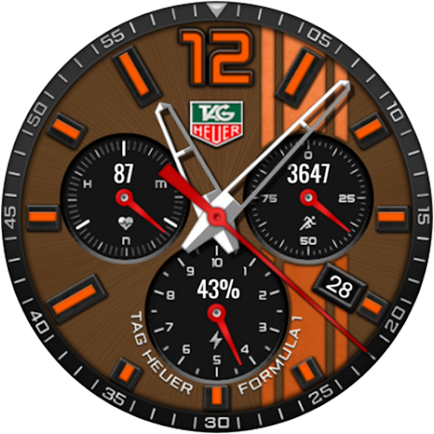 Tag Heuer Formula 1 Watch Face screenshot