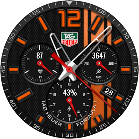Tag Heuer Formula 1 Watch Face screenshot