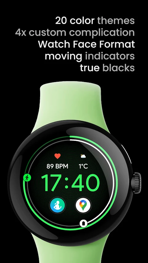 Clean Digital: Watch face screenshot