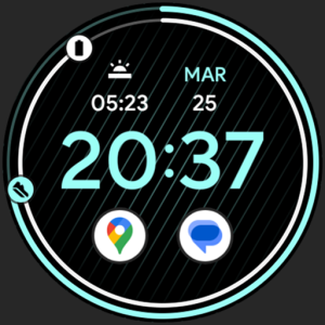 Clean Digital: Watch face