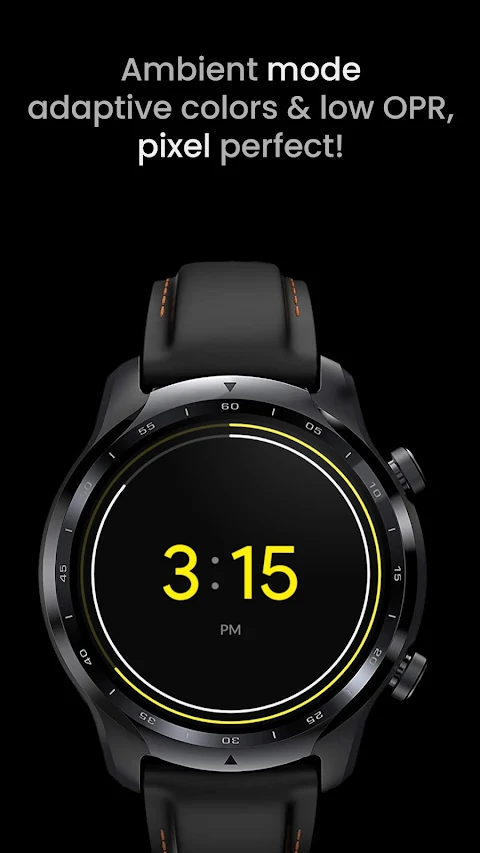 Clean Digital: Watch face screenshot