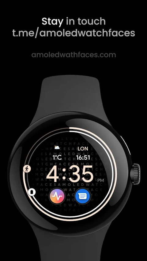 Clean Digital: Watch face screenshot