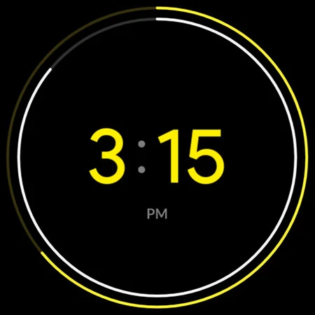 Clean Digital: Watch face screenshot