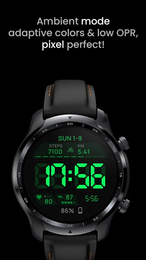 Digital xR Watch Face screenshot