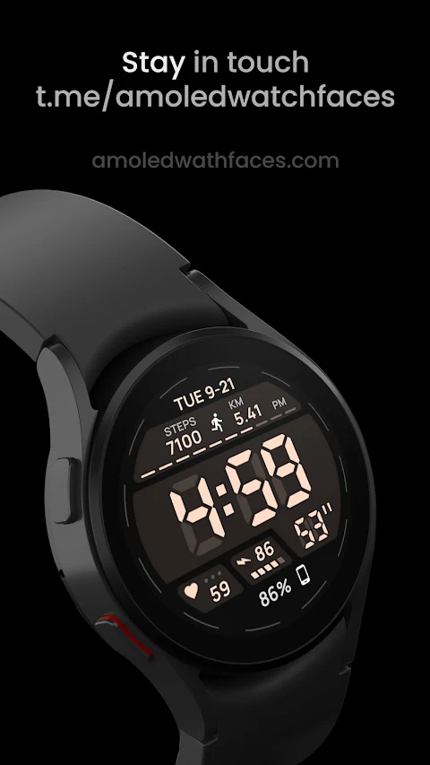 Digital xR Watch Face screenshot