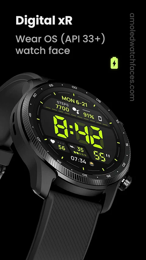 Digital xR Watch Face screenshot