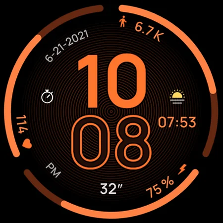 Fit TWO Watch Face screenshot