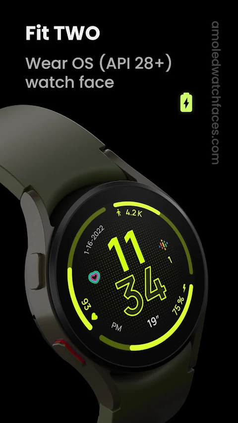 Fit TWO Watch Face screenshot