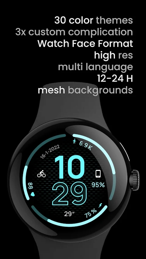 Fit TWO Watch Face screenshot