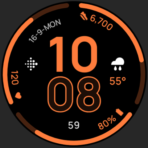 Fit TWO Watch Face screenshot