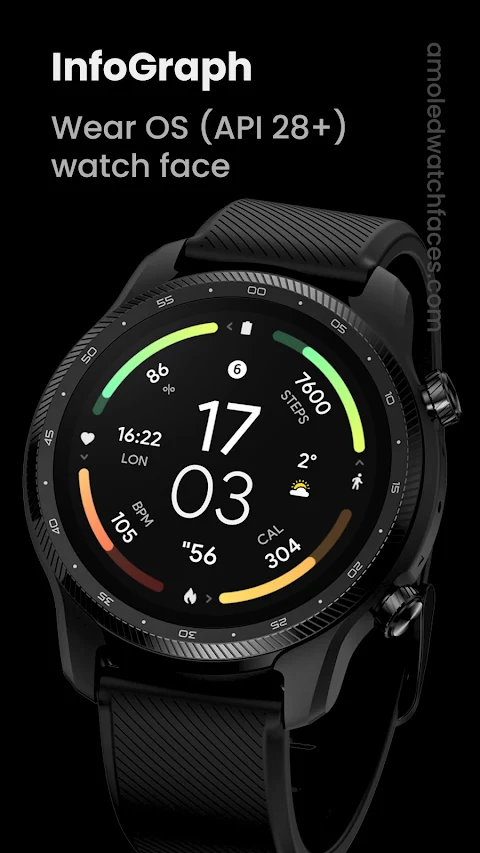 InfoGraph Watch Face screenshot
