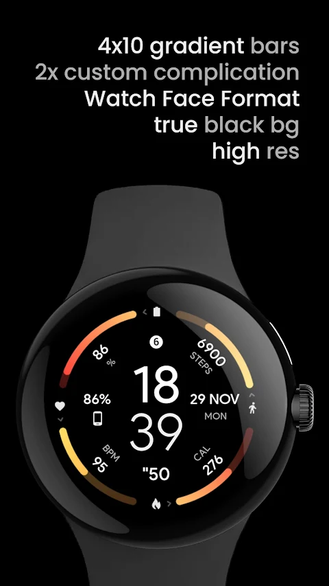 InfoGraph Watch Face screenshot