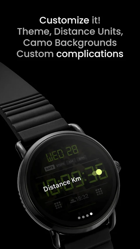 LCD Digital: Watch face screenshot