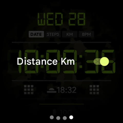 LCD Digital: Watch face screenshot