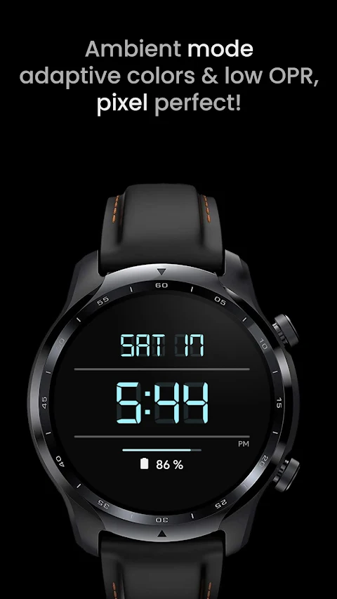 LCD Digital: Watch face screenshot