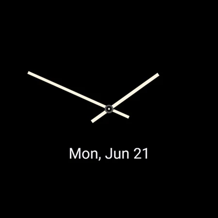 Modern Analog: Watch face screenshot