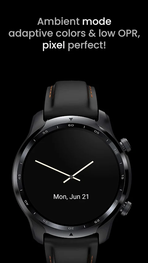 Modern Analog: Watch face screenshot
