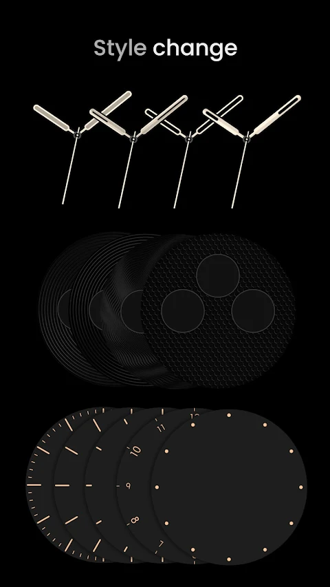 Modern Analog: Watch face screenshot