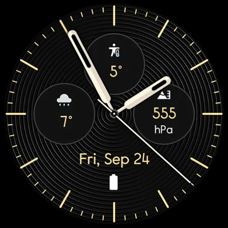 Modern Analog: Watch face screenshot