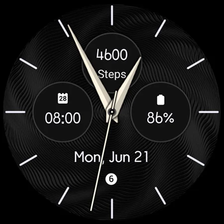 Modern Analog: Watch face screenshot