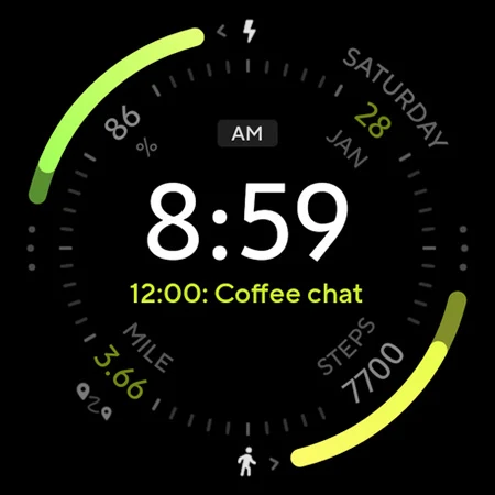 Polar Event: Watch face screenshot