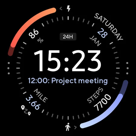 Polar Event: Watch face screenshot
