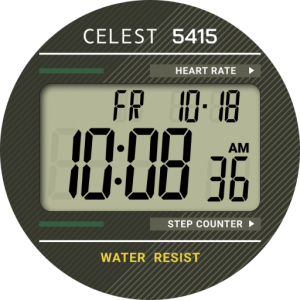 CELEST5415 Retro Digital Watch