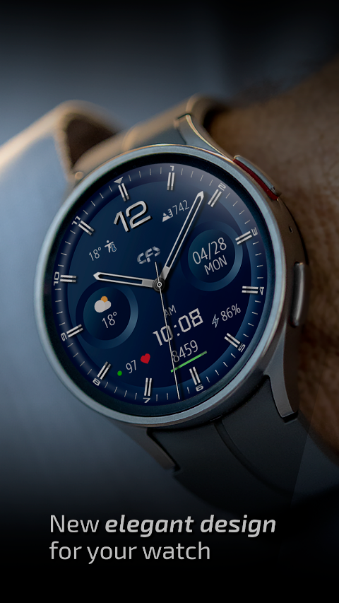 CFS121 Classic watch face screenshot