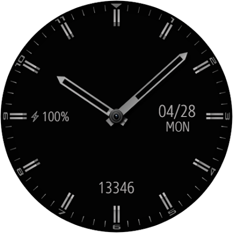 CFS121 Classic watch face screenshot