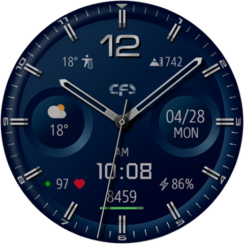 CFS121 Classic watch face screenshot