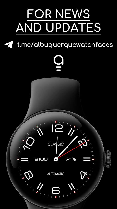 AD Classic Analog – Watch Face screenshot
