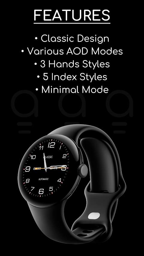 AD Classic Analog – Watch Face screenshot