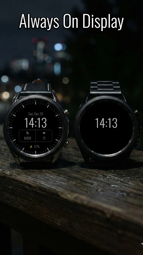 Digital watch face D26 screenshot