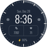 Digital watch face D26