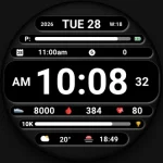 DADAM129: Digital Watch Face