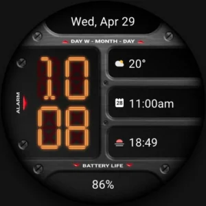 DADAM130: Digital Watch Face