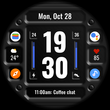 DADAM86: Digital Watch Face screenshot