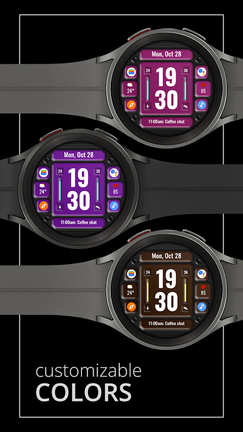 DADAM86: Digital Watch Face screenshot