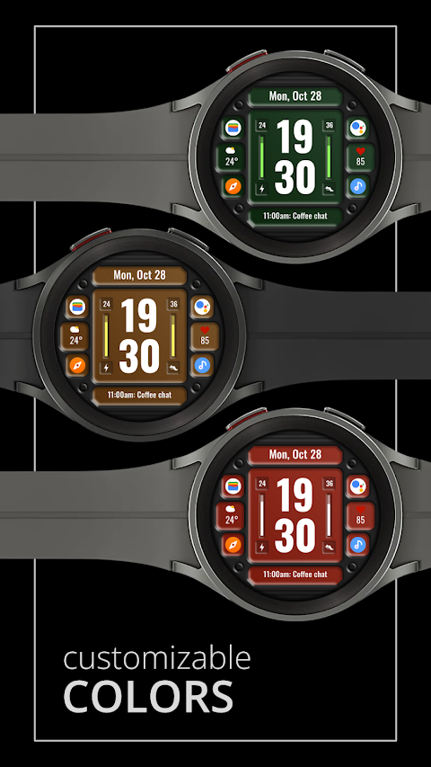 DADAM86: Digital Watch Face screenshot