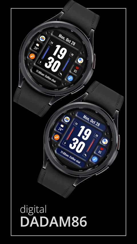 DADAM86: Digital Watch Face screenshot
