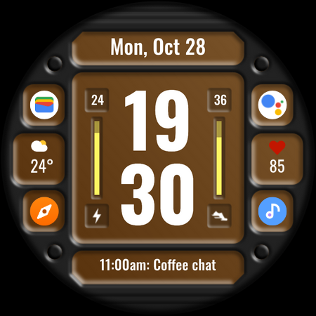 DADAM86: Digital Watch Face screenshot