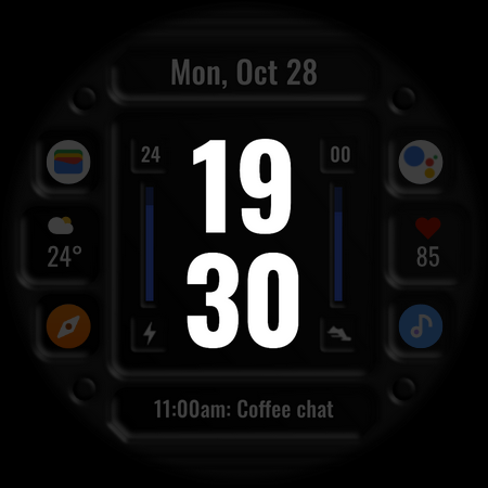 DADAM86: Digital Watch Face screenshot