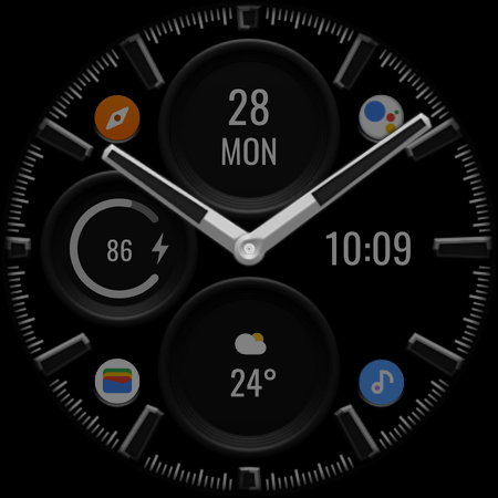 DADAM88: Pro Hybrid Watch Face screenshot